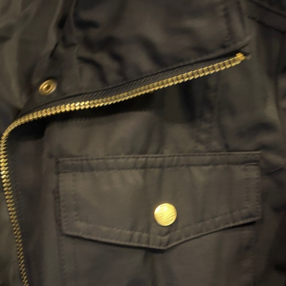 Cole Haan Black Military Field Jacket - Picture 3 of 3